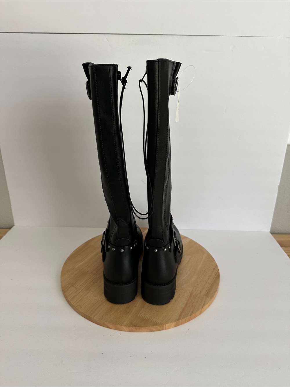 Arizona Jean Co Womens Tracy Block Heel Motorcycle Boots - Picture 5 of 6